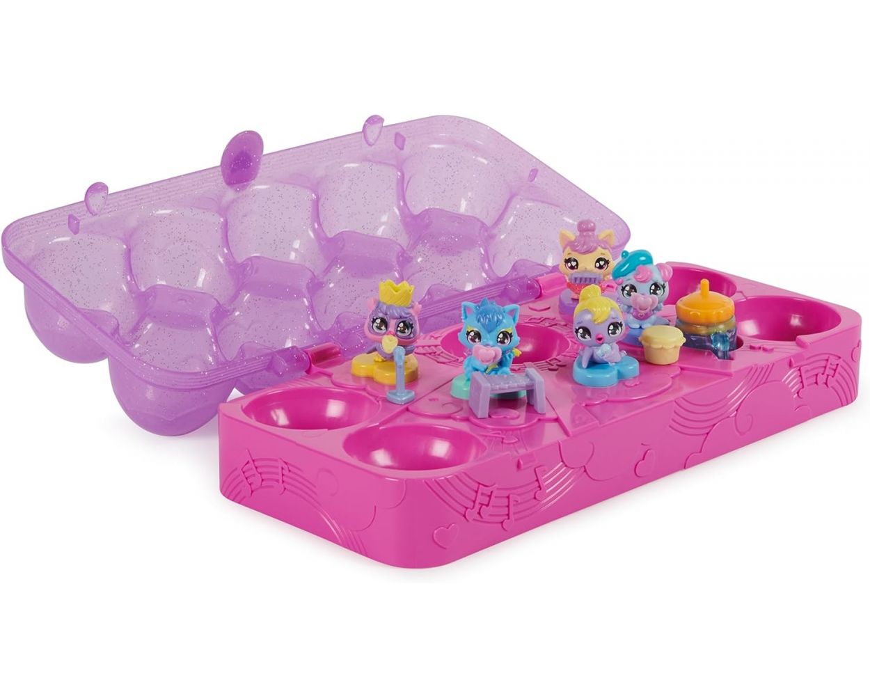 Hatchimals Alive cartón con 5 Minifiguras en Huevos