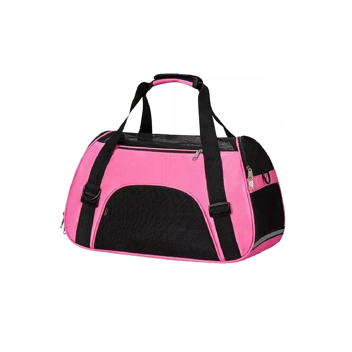 Mochila Transportadora Bolsa Mascota Perro Gato Viaje Chica Rosa