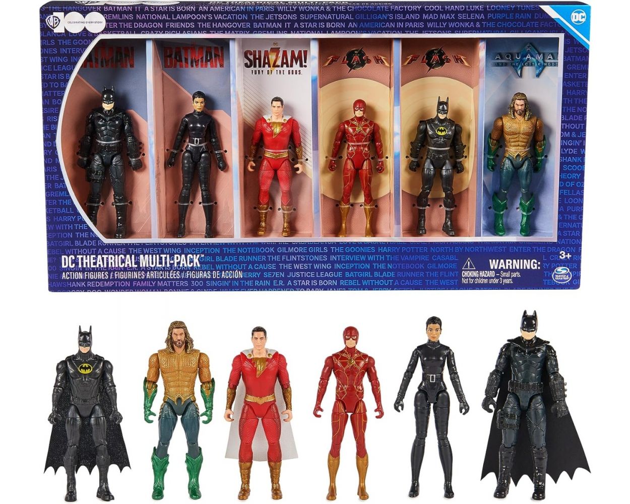 DC Comics 6 emblemáticas Figuras de acción de superhéroes