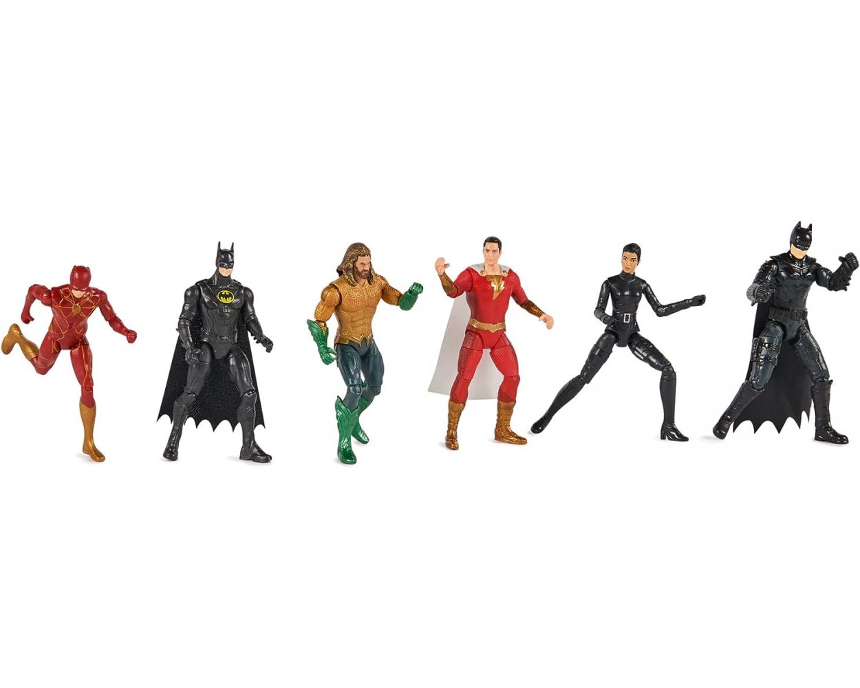 DC Comics 6 emblemáticas Figuras de acción de superhéroes