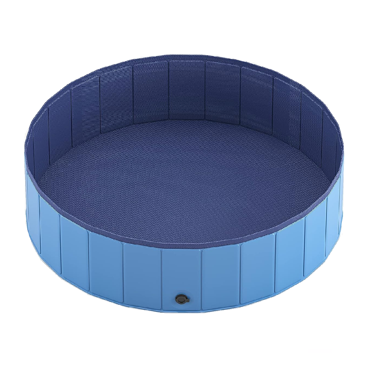 Piscina Per Cani Kerbl 120 Cm – Diametro 120x30 Cm, 340 Litri, Plastica Blu, Valvola Di Scarico