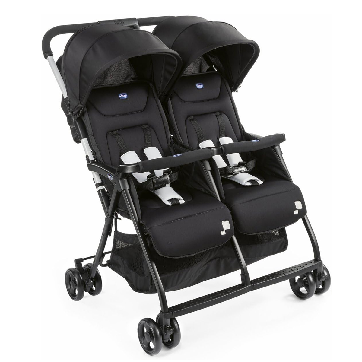 Carriola Gemelar Doble Chicco OHlala Twin Negro