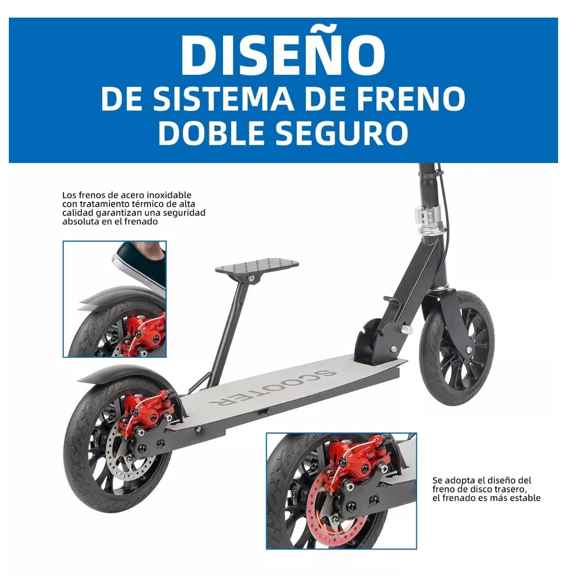 Patinetes De Pedaleo Asistido Para Jóvenes Y Adultos Negro
