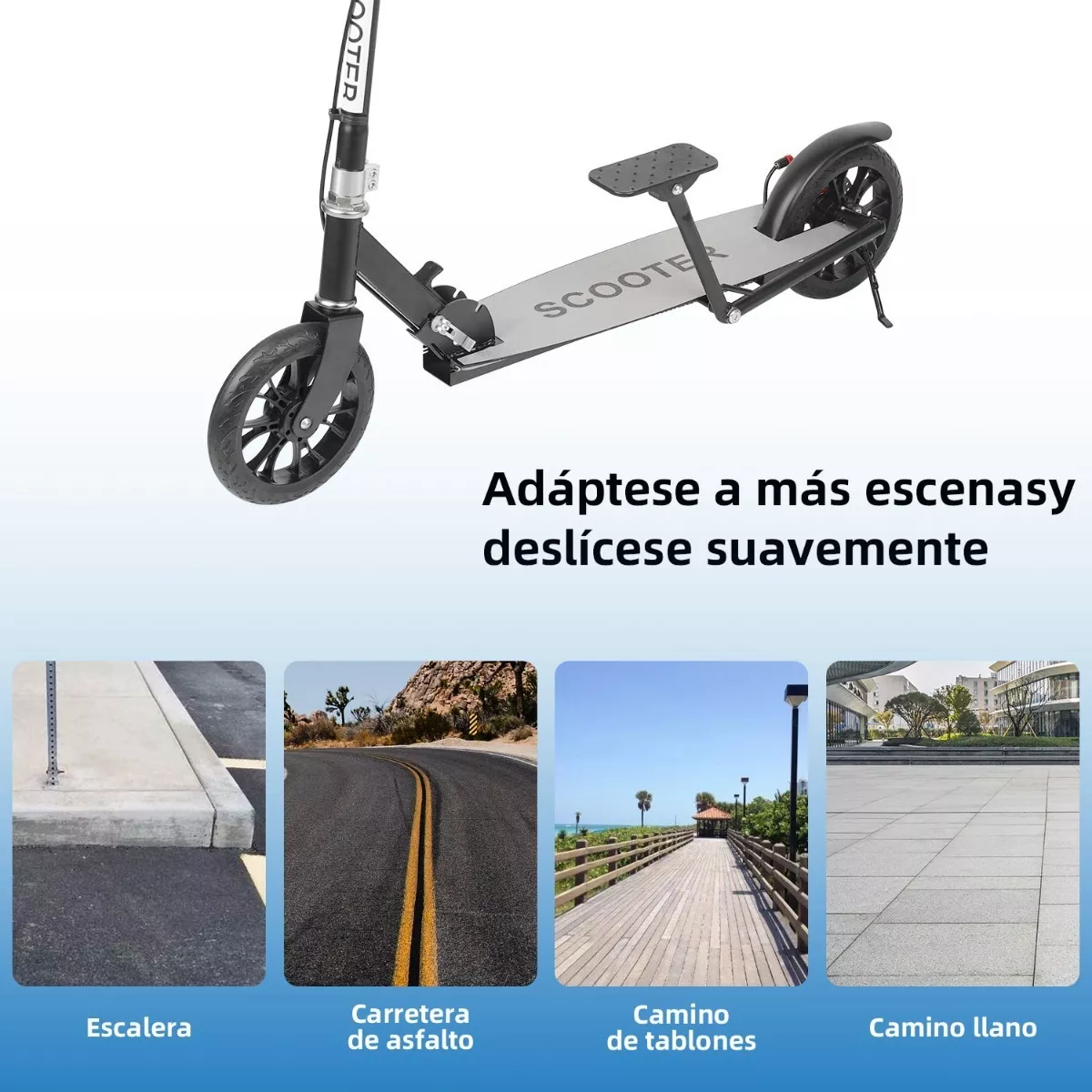 Patinetes De Pedaleo Asistido Para Jóvenes Y Adultos Negro