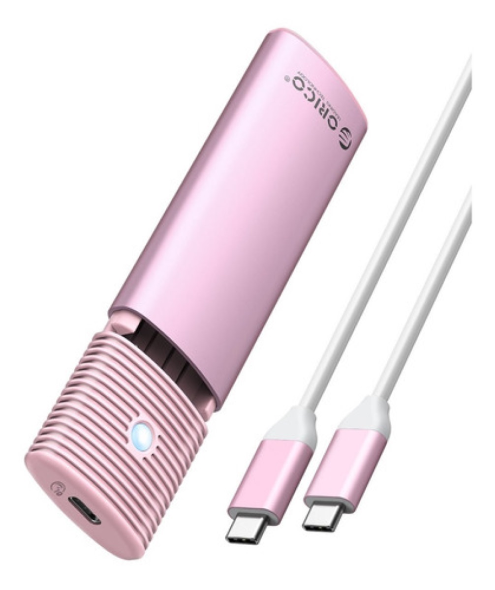 Carcasa Ssd M.2 Nvme+ngff Sata M.2 Carcasa Disco Duro rosa