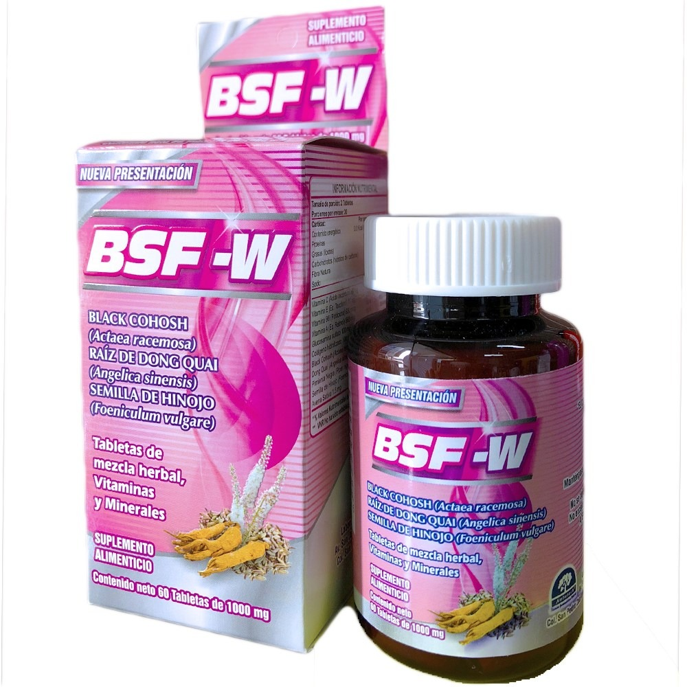 Bsf-w Suplemento Femenino Con Black Cohosh, Semilla De Hinojo Y Raiz De Dong Quai