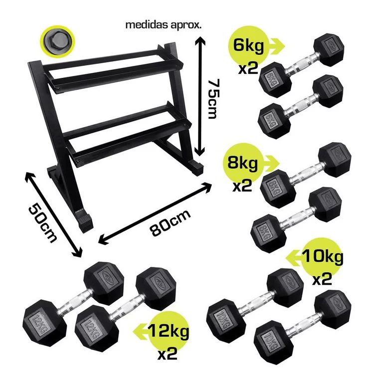 Juego Mancuernas PROFIT 105200-11PR + Rack mejor precio online