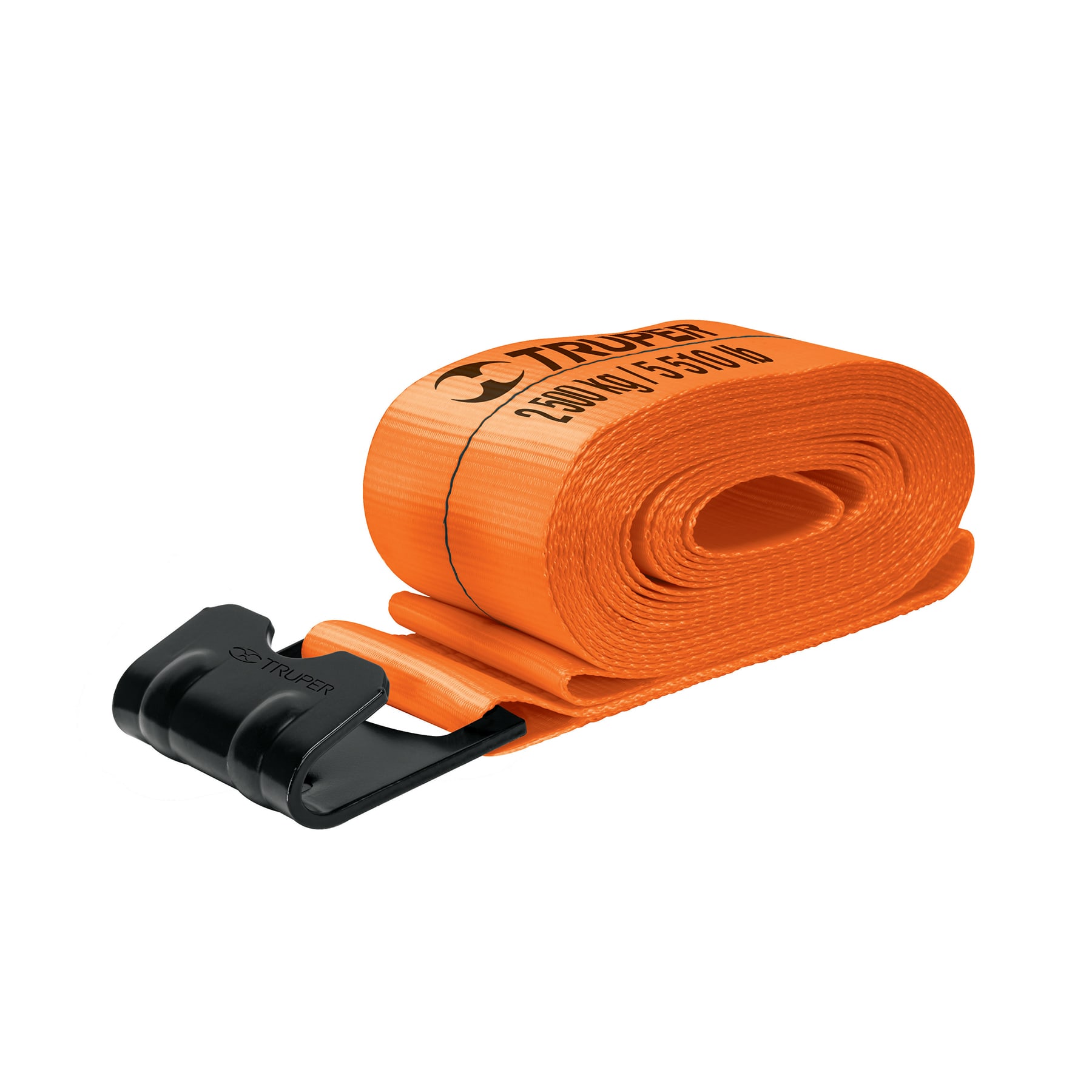 BANDA DE 4" X 9 M CON GANCHO PLANO PARA MALACATE, TRUPER 101734