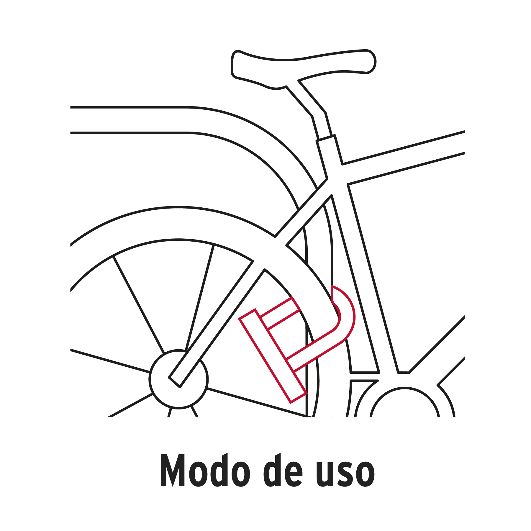 CANDADO RÍGIDO TIPO "U" DE 12 MM, HERMEX 49620