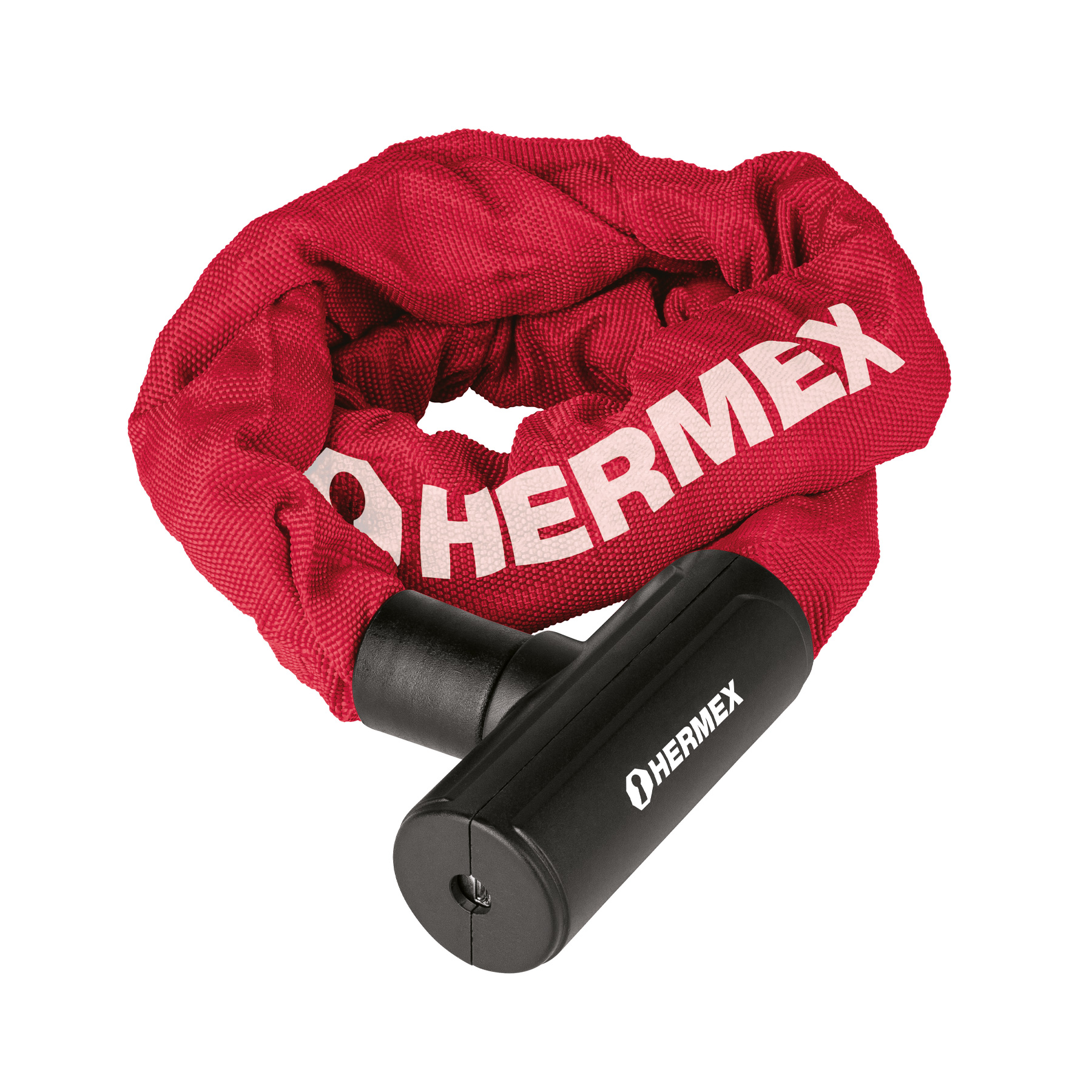 CANDADO CON CADENA FORRADA DE 10 MM, HERMEX 49621