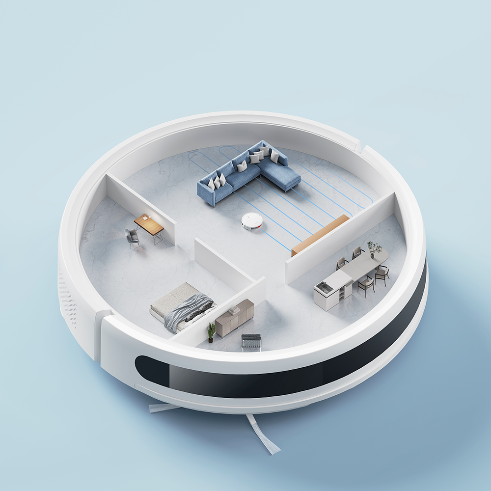 Aspiradora Robot Xiaomi Vacuum E10 Color Blanco