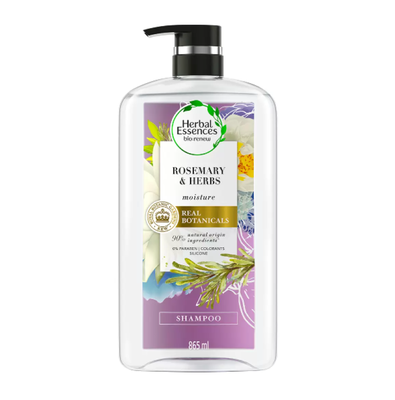 Shampoo Herbal Essences 673188 con Romero y Hierbas 865 ml