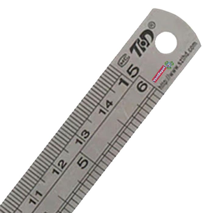 Reglas Industriales Metálicas MXRLX-004-2 4 Pzs 15cm Acero Inoxidable Gris, RulexPro15