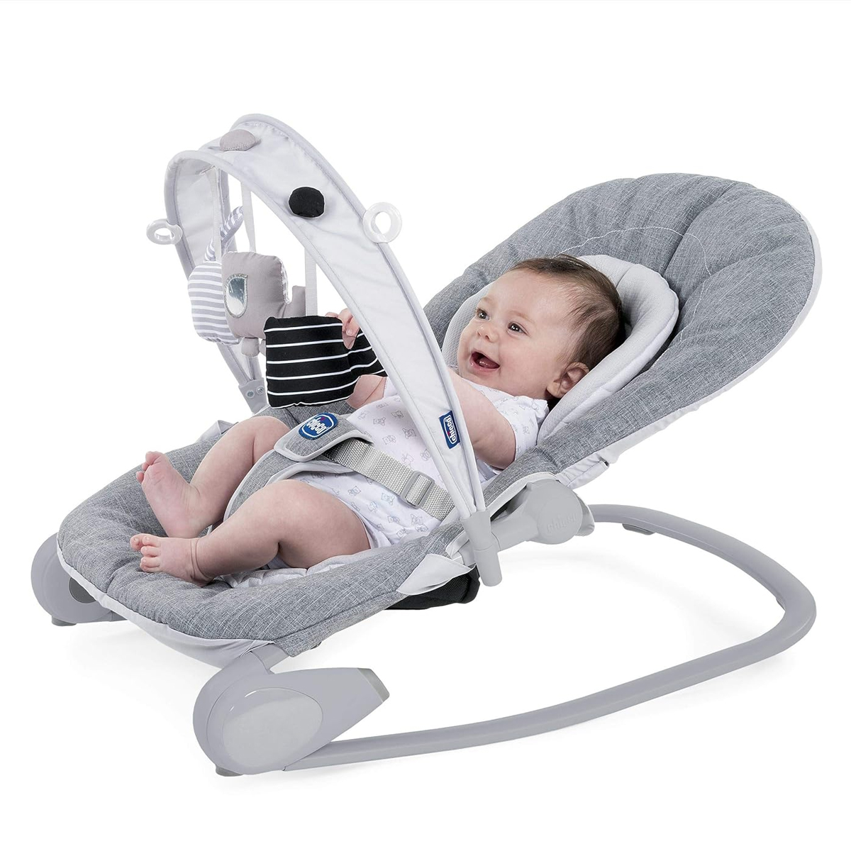 Bouncer Silla Mecedora Chicco Hoopla Titanium Gris