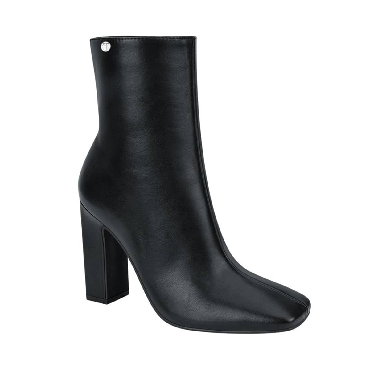 Botas cortas negras de vestir marca Thalia Sodi, con tacón alto, mod. 1051592