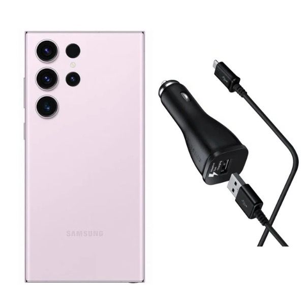Samsung Galaxy S23 Ultra Lavanda 512 GB +Cargador para auto 25 w