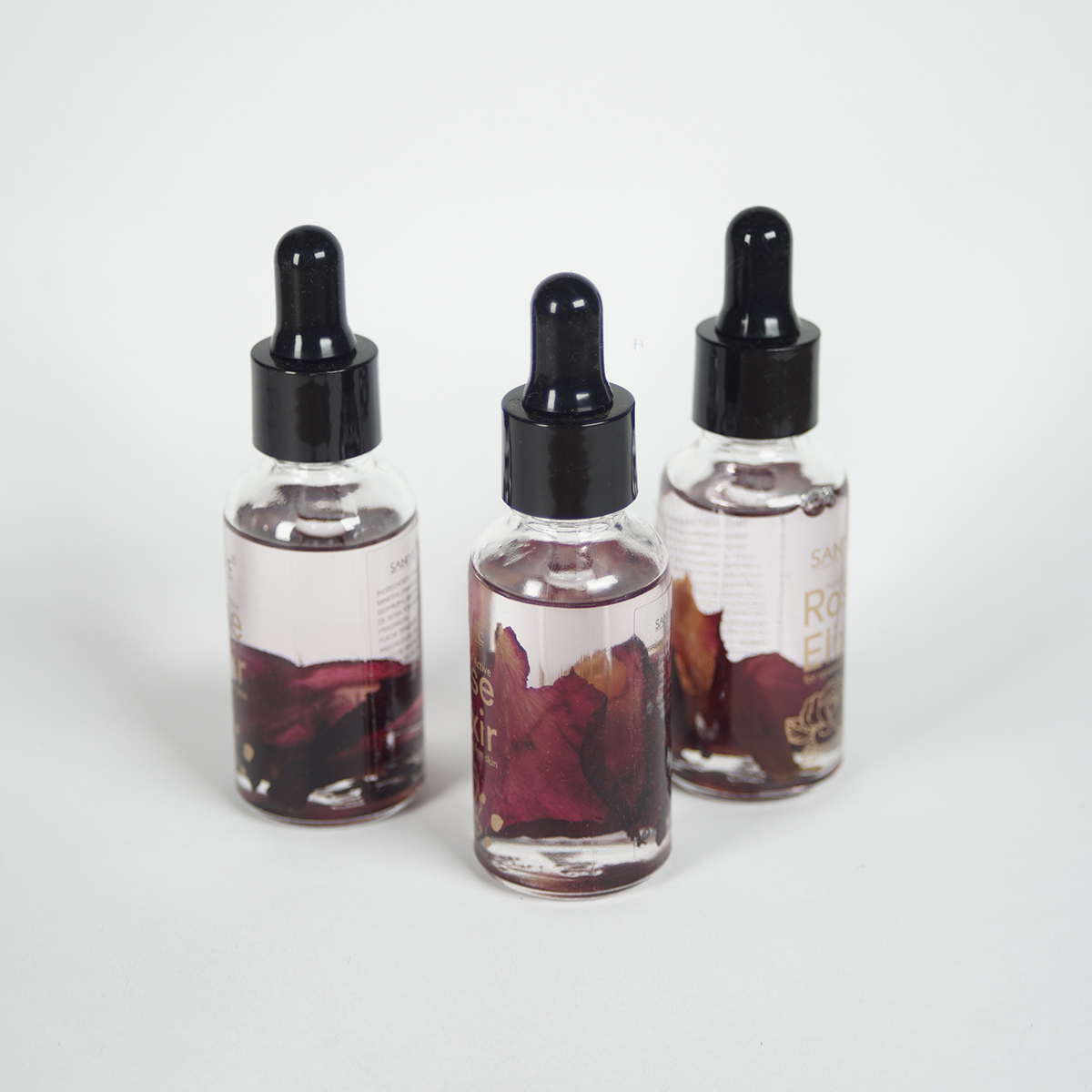Serum facial, aceite elixir de rosas, reafirma e hidrata la  piel