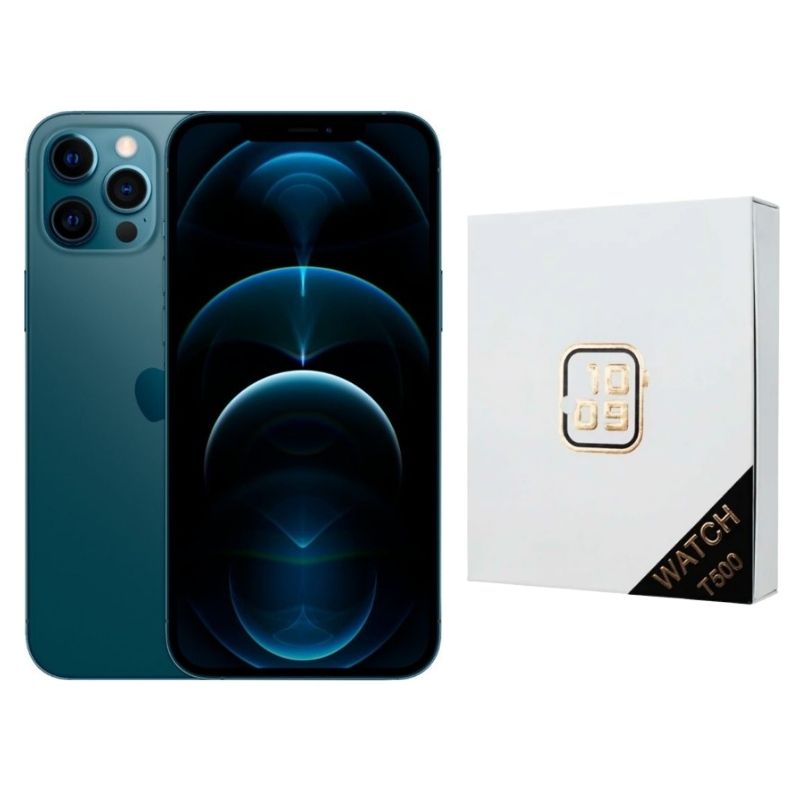 iPhone 12 Pro Max 128GB Azul Reacondicionado Grado A + Reloj Genérico