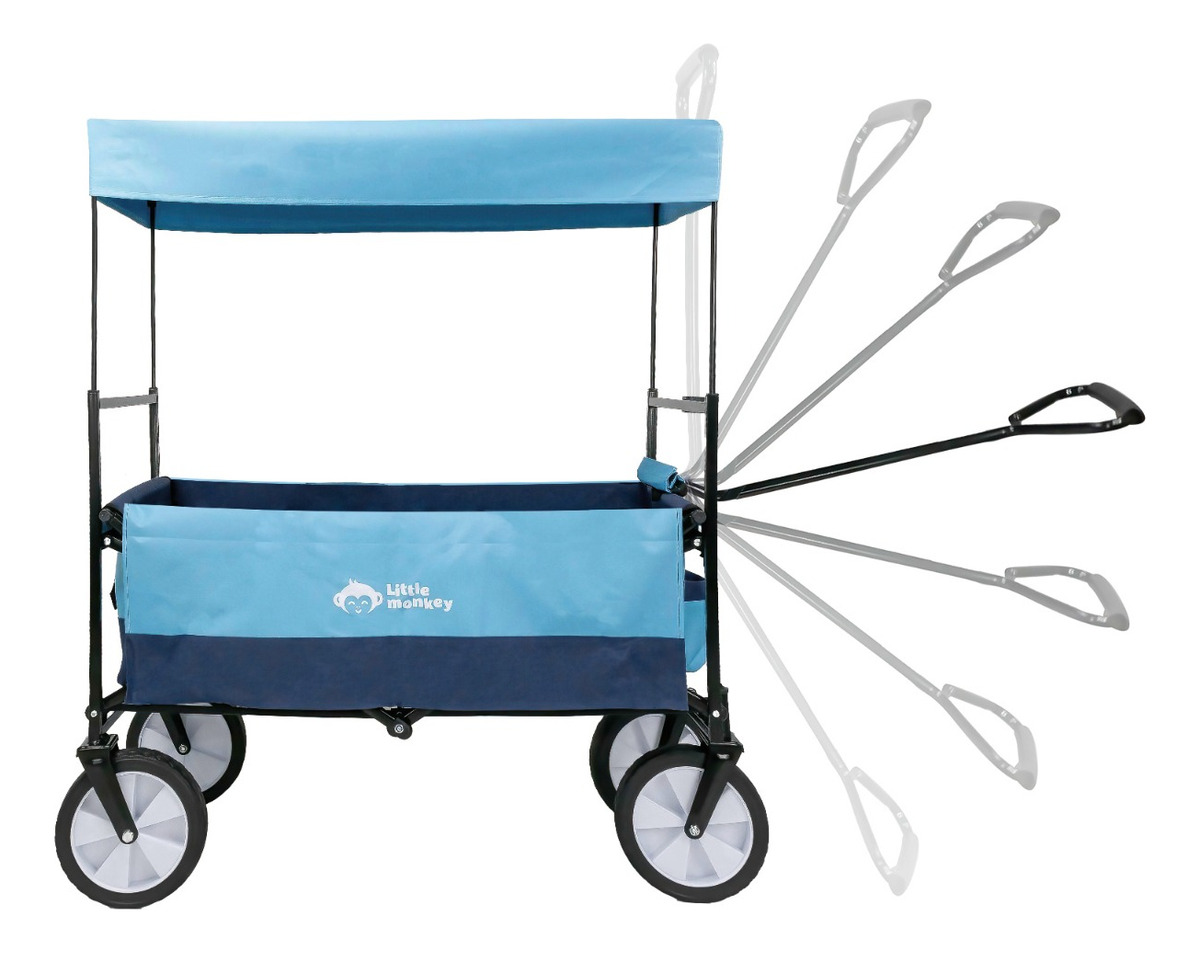 Vagoneta Plegable Niños Remolque Tranportadora Multifuncion