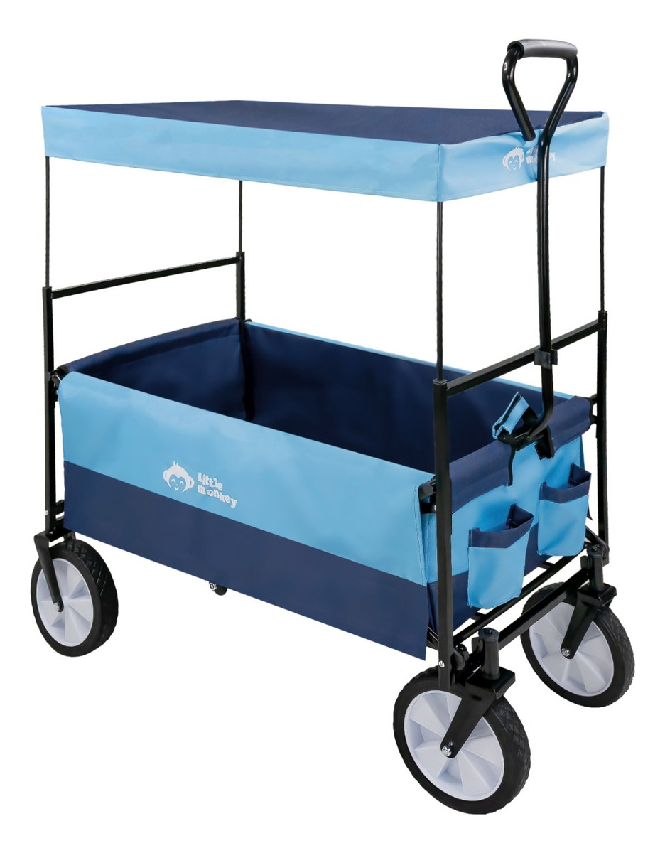 Vagoneta Plegable Niños Remolque Tranportadora Multifuncion
