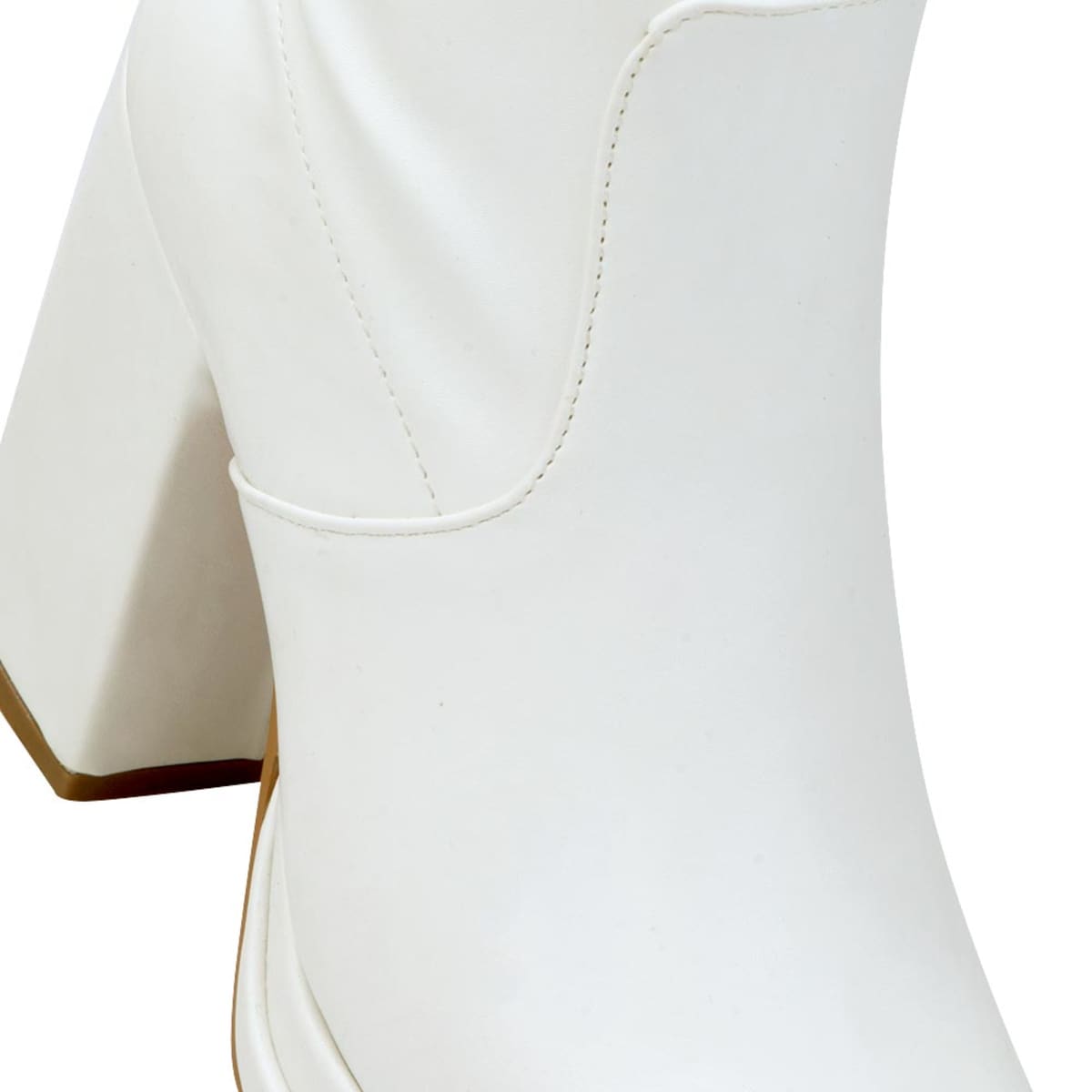 Botas cortas blancas de vestir marca Sao Paulo, con plataforma y tacón alto, 1085330