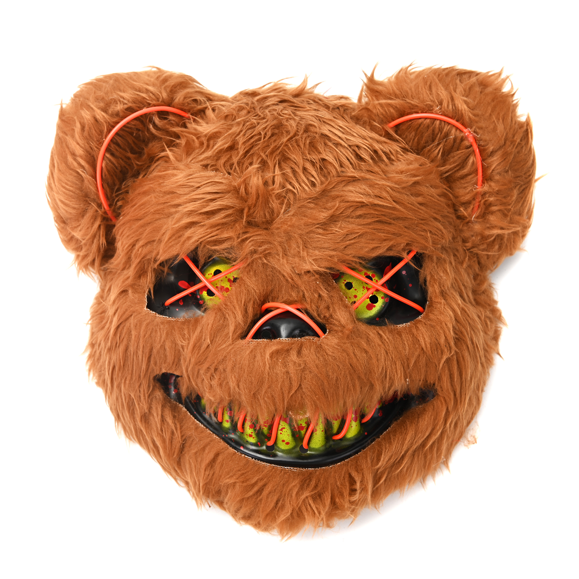 Paquete Mascara Led Oso Sangriento Halloween 2 piezas