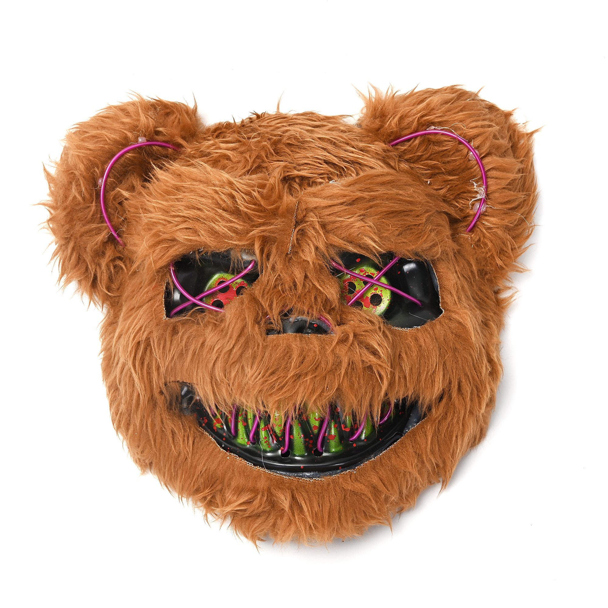 Paquete Mascara Led Oso Sangriento Halloween 2 piezas