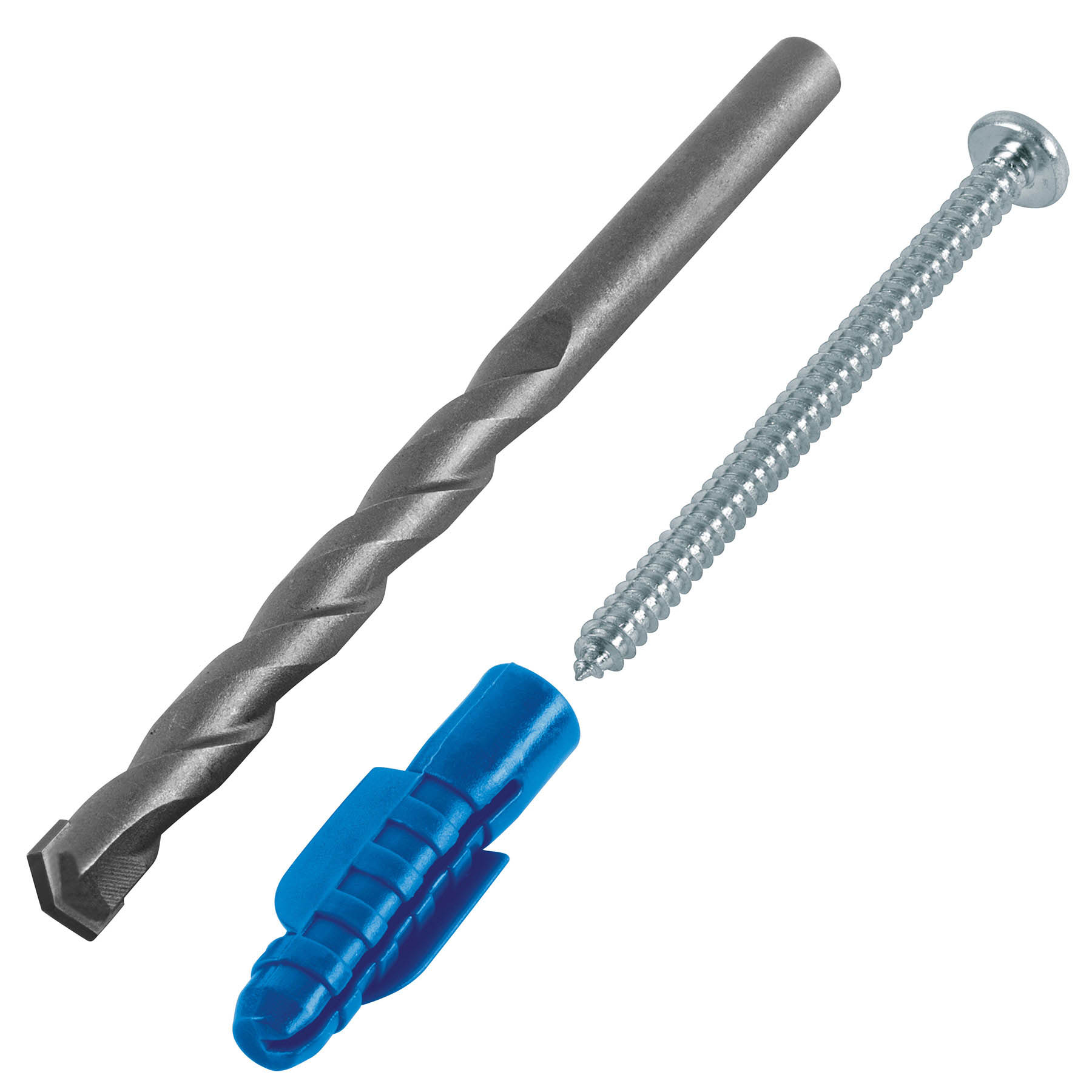 KIT DE 20 TAQUETES 3/8" CON PIJAS #12 Y 1 BROCA 3/8", FIERO 40161