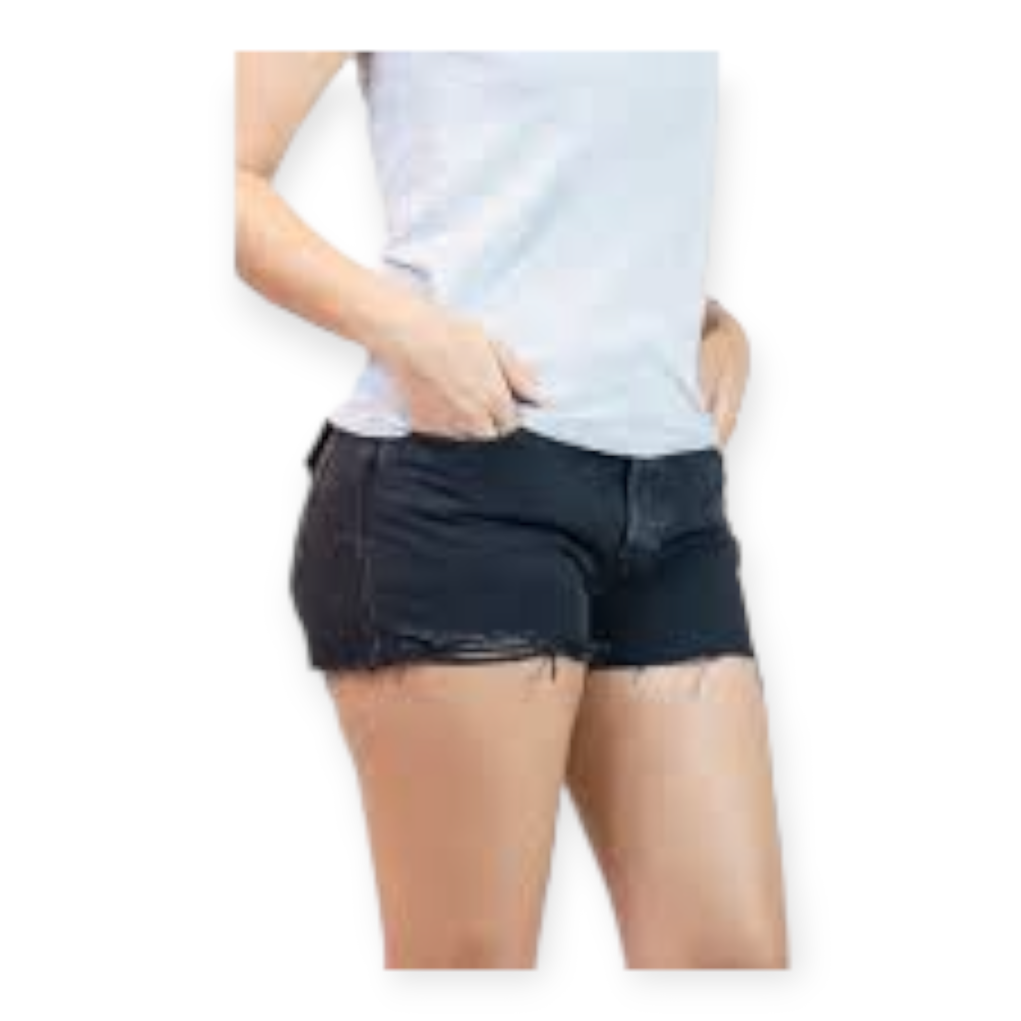 Shorts Levis 501 Mujer Negro High Rise Negro
