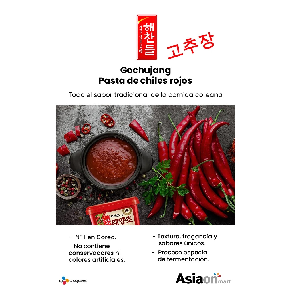 Cj Jechandul Gochujang Pasta De Chile Rojo 1Kg