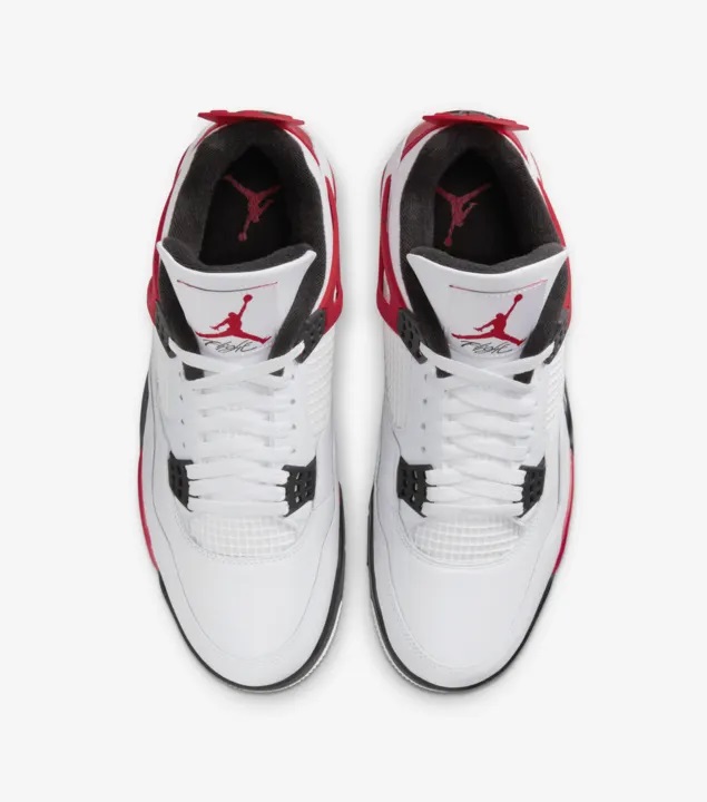 Tenis Nike Air Jordan 4 Red Cement Edicion Especial