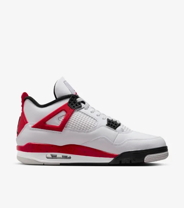 Tenis Nike Air Jordan 4 Red Cement Edicion Especial