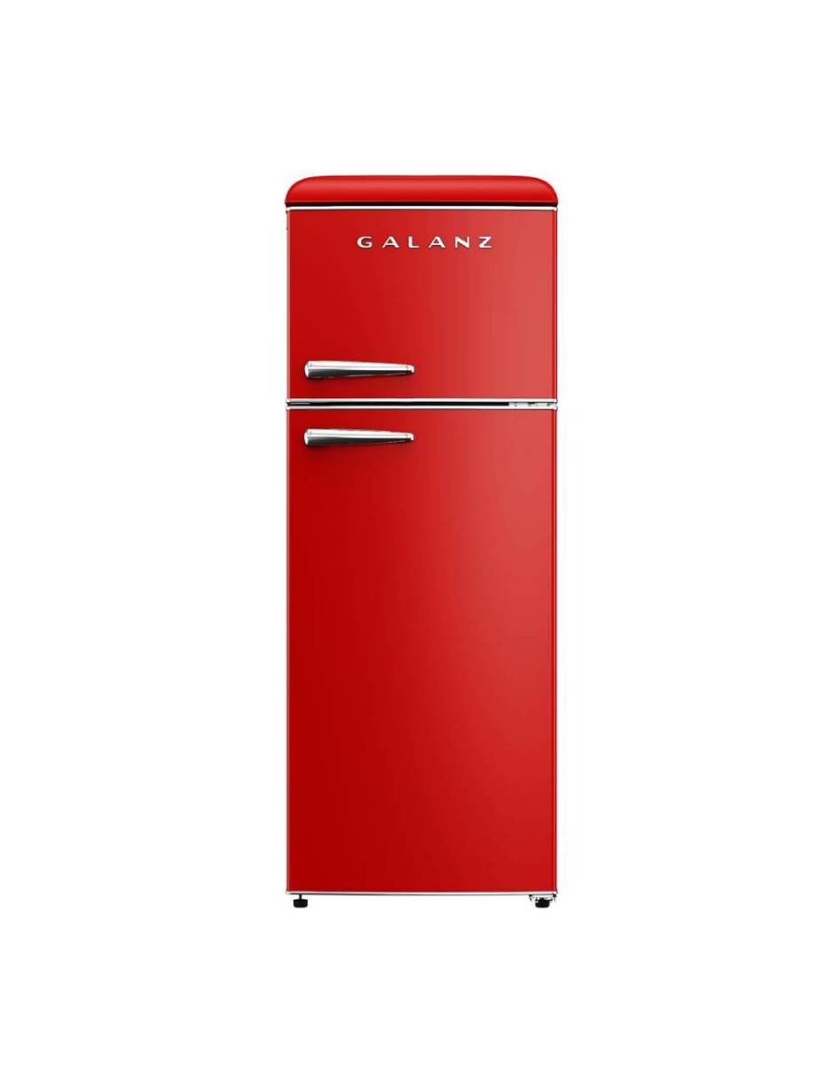 Refrigerador Retro Galanz GLR76TRDER 7.6 pies cúbicos Rojo