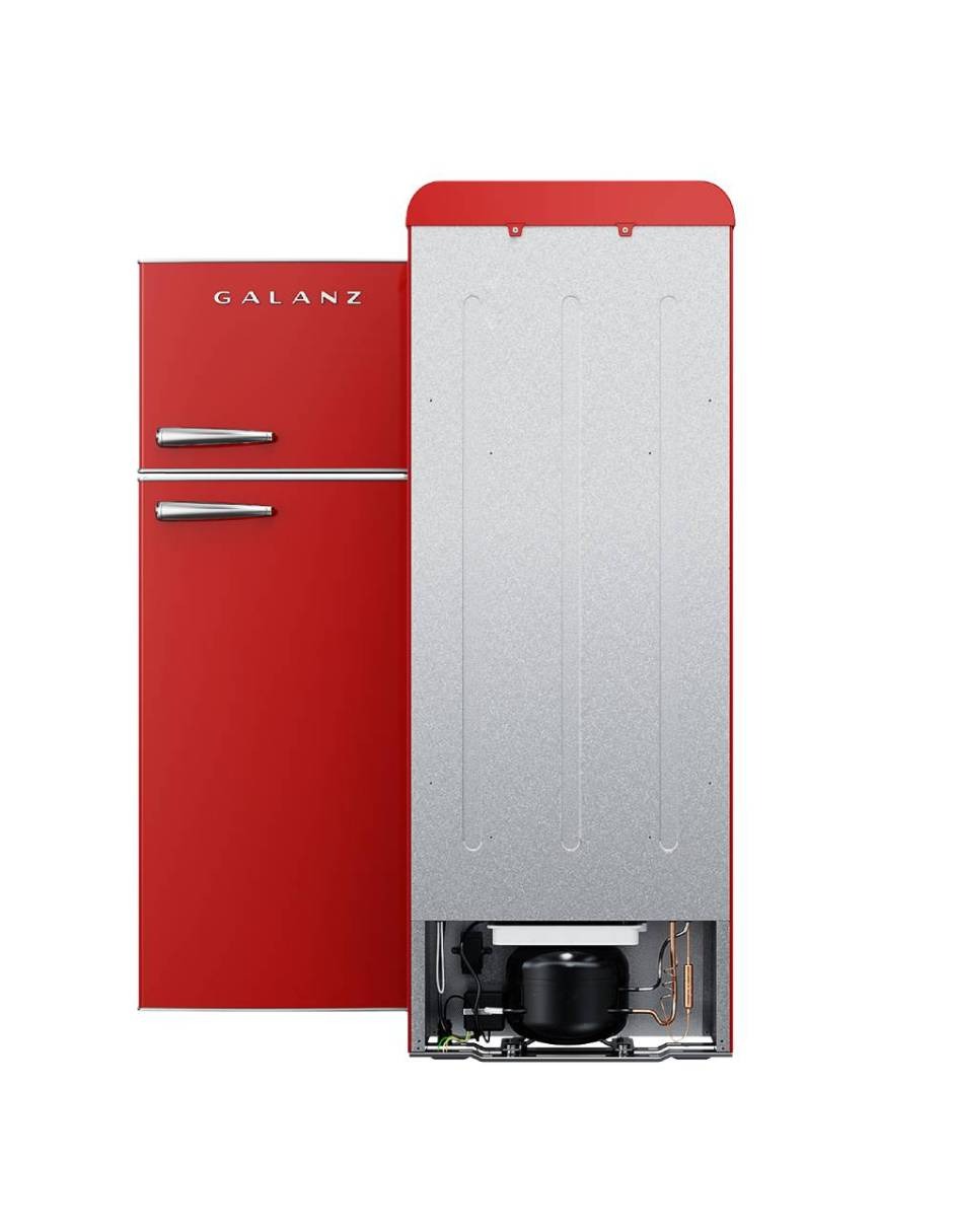 Refrigerador Retro Galanz GLR76TRDER 7.6 pies cúbicos Rojo