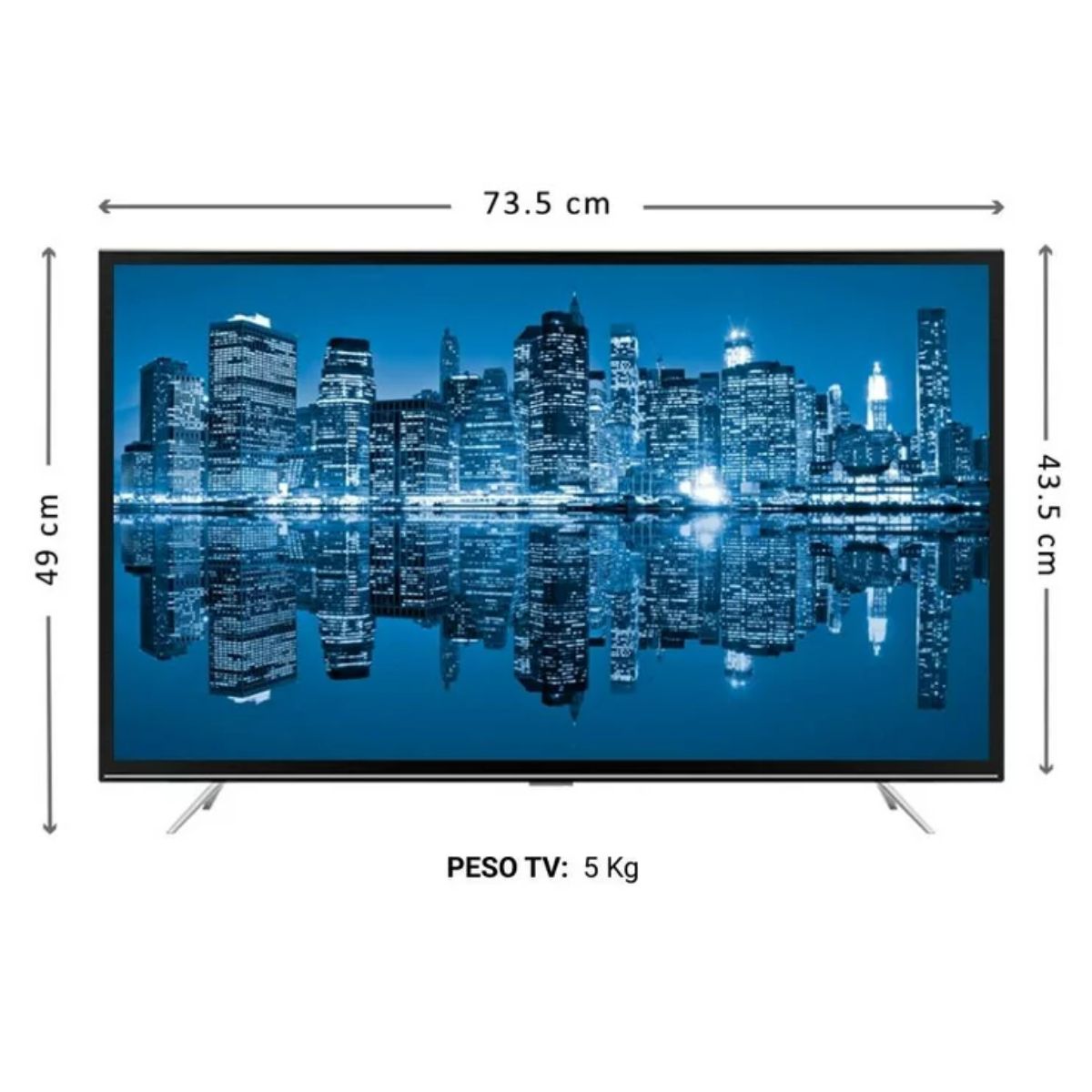 Atvio Pantalla Smart TV LED 32 Pulgadas AT32SM