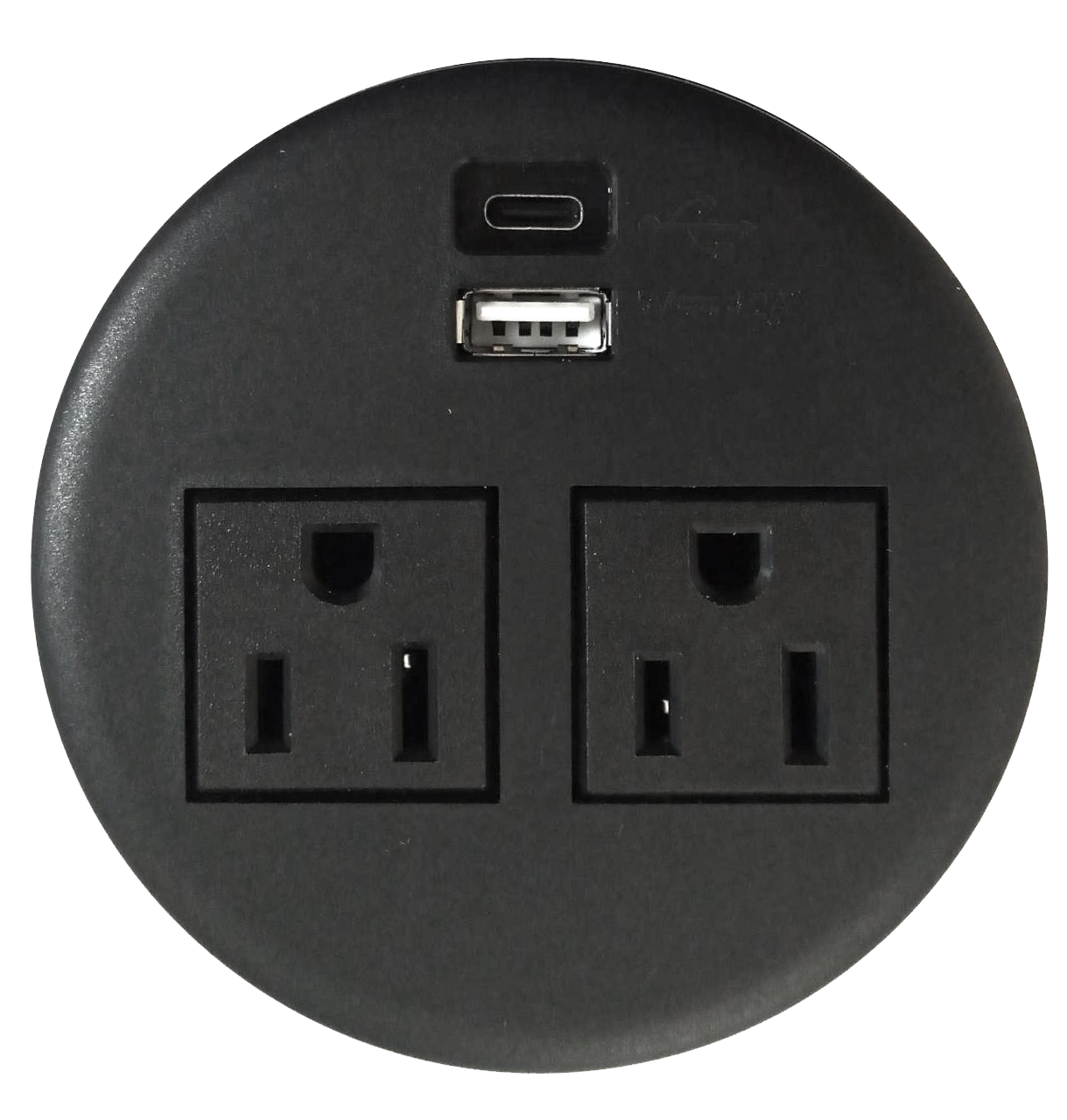 CONTACTO DOBLE EMPOTRABLE USB C&A NEGRO THORSMAN 1 PZA 11000-83604