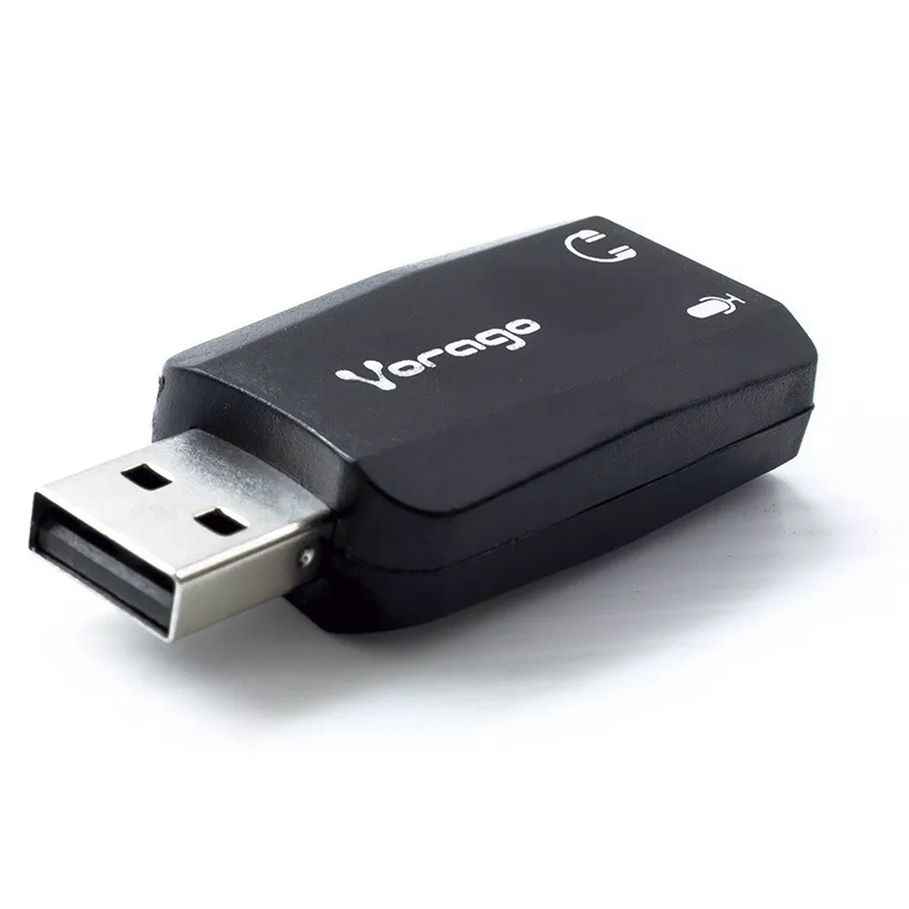 Tarjeta De Sonido Usb Vorago 5.1 Canales Para Pc O Laptop