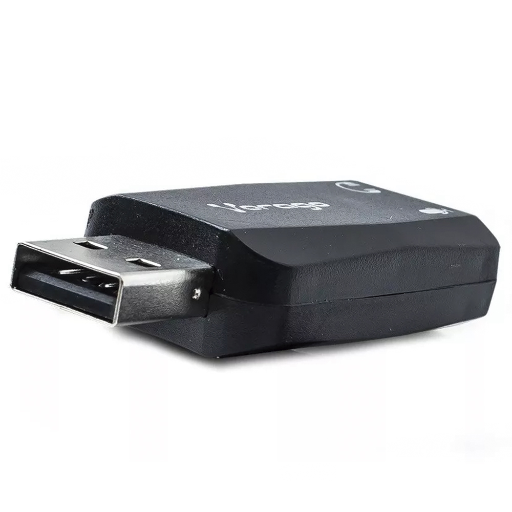 Tarjeta De Sonido Usb Vorago 5.1 Canales Para Pc O Laptop