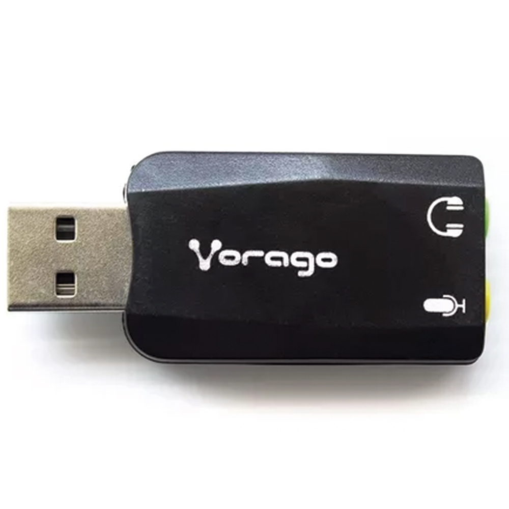 Tarjeta De Sonido Usb Vorago 5.1 Canales Para Pc O Laptop