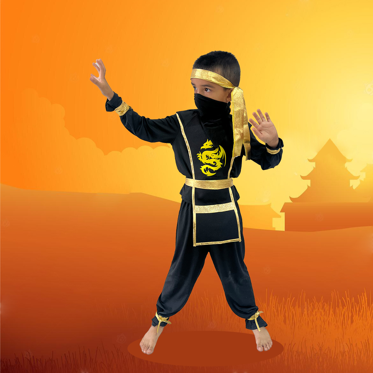 Disfraz de Ninja Dragón para niño