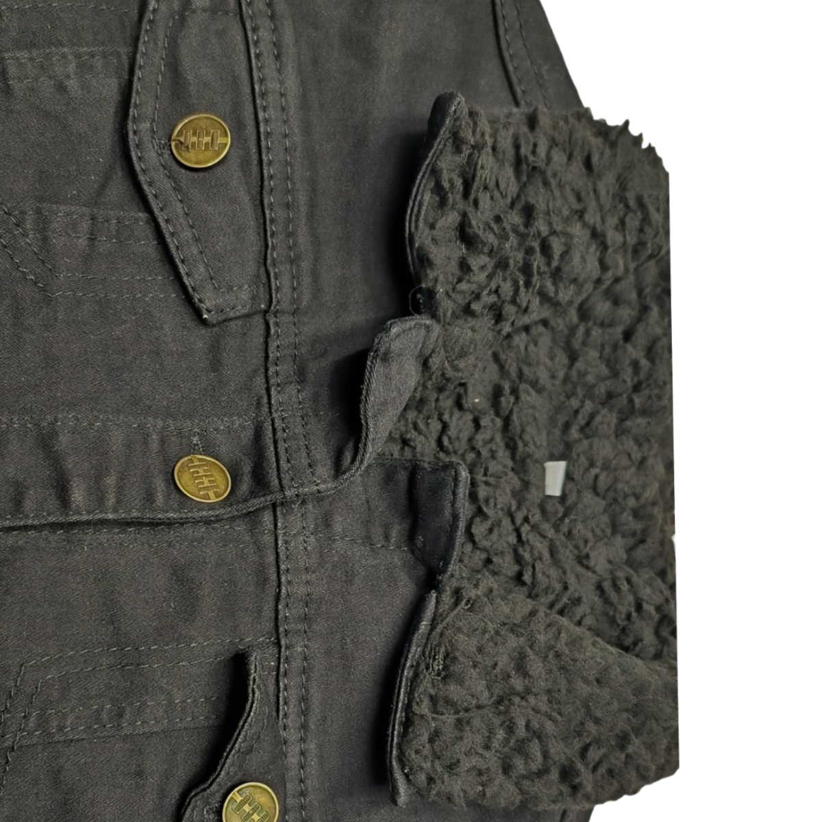 Chamarra de mezclilla para dama aborregada 