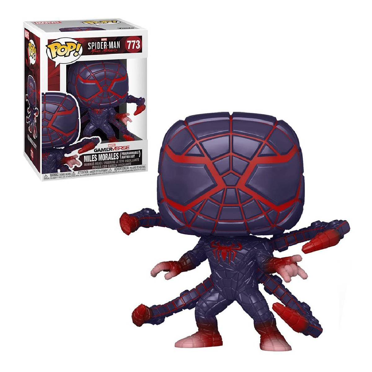 Funko Pop Miles Morales Game Traje Materia Programable