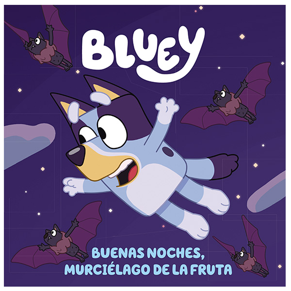 Libro Bluey Buenas Noches Murcielago de la fruta 