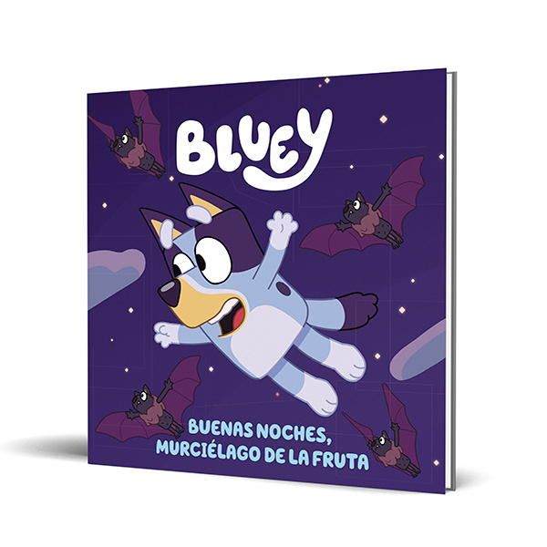 Libro Bluey Buenas Noches Murcielago de la fruta 