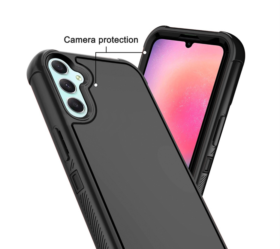 Funda Para Samsung Protección Antishock SAMSUNG A24 Negro