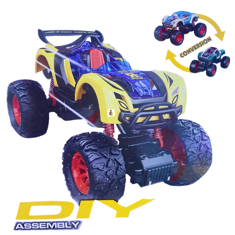 Camioneta Todo Terreno Monster Desmontable Juguete Armable