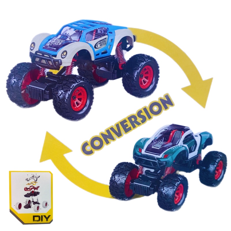 Camioneta Todo Terreno Monster Desmontable Juguete Armable