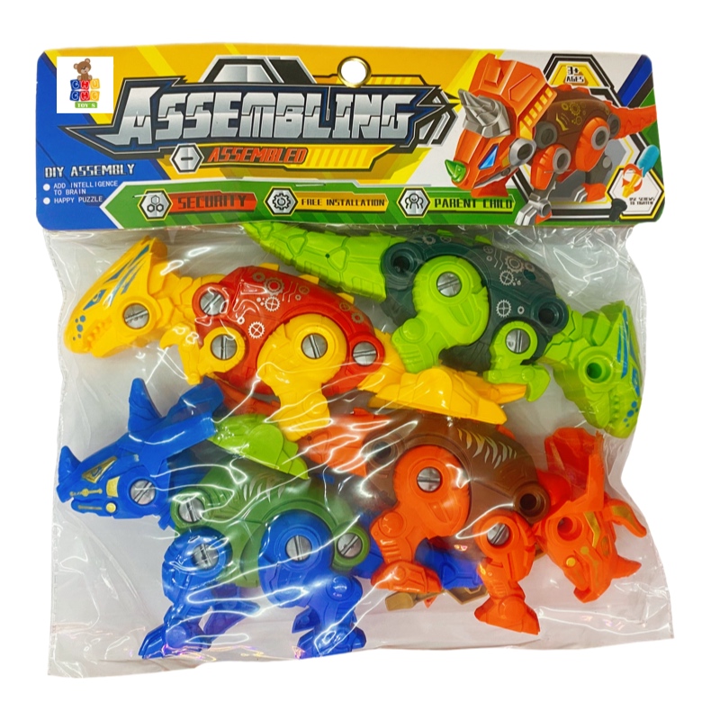 Dinosaurio Armable Juguete Didáctico 4en1
