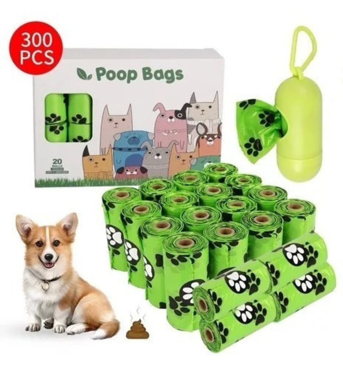 Bolsa Caca Perros Biodegradable Bolsas Compostables Excrementos