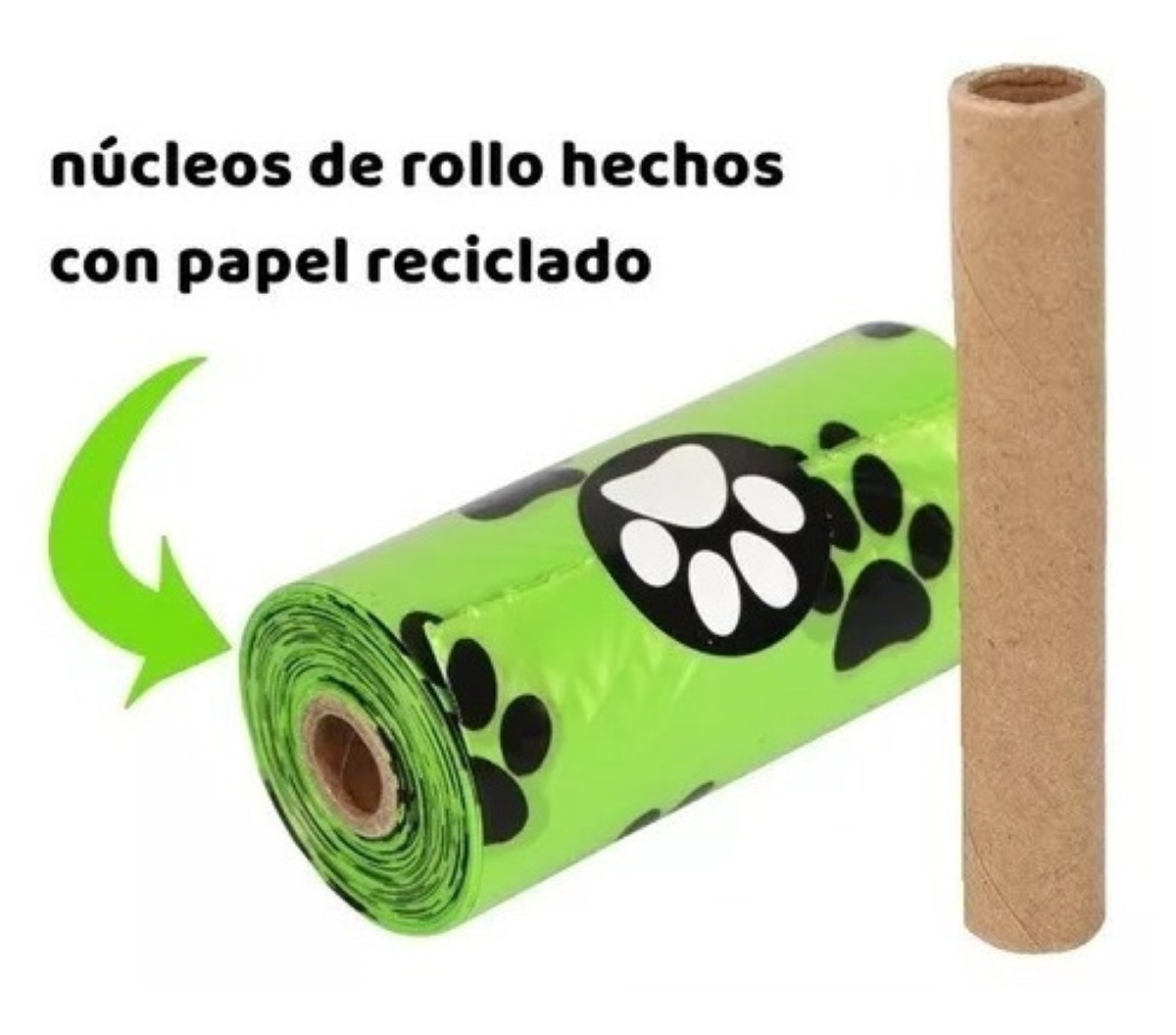 300 Bolsas Para Popo Perro Biodegradables Con Dispensador L Verde